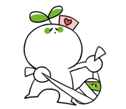 Mr.Leaf and Mr.Green caterpillar sticker #3855563