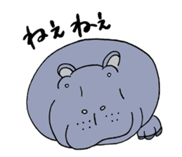 hippopotamus's sticker sticker #3856328