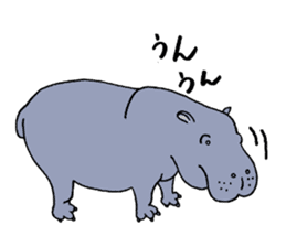 hippopotamus's sticker sticker #3856329