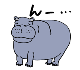 hippopotamus's sticker sticker #3856352