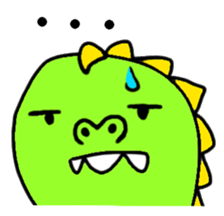 Unique dinosaur sticker #3856367