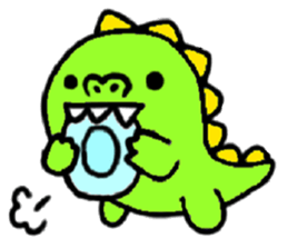 Unique dinosaur sticker #3856368