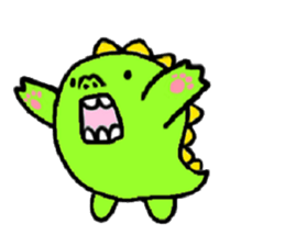 Unique dinosaur sticker #3856369