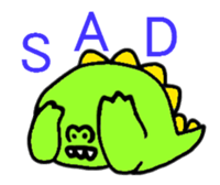 Unique dinosaur sticker #3856373