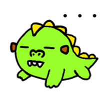 Unique dinosaur sticker #3856374