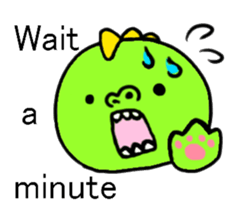 Unique dinosaur sticker #3856376