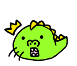 Unique dinosaur sticker #3856377