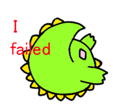 Unique dinosaur sticker #3856382