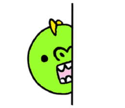 Unique dinosaur sticker #3856383