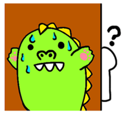 Unique dinosaur sticker #3856385