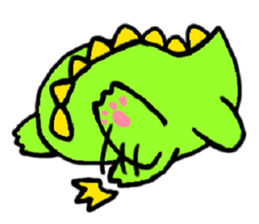 Unique dinosaur sticker #3856387