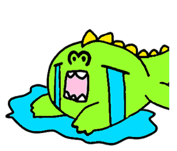 Unique dinosaur sticker #3856388