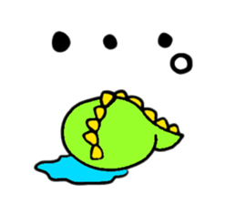 Unique dinosaur sticker #3856389