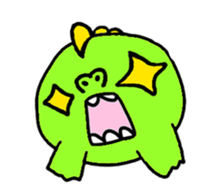 Unique dinosaur sticker #3856390