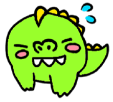 Unique dinosaur sticker #3856391