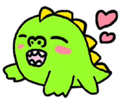 Unique dinosaur sticker #3856392