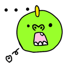 Unique dinosaur sticker #3856395