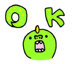 Unique dinosaur sticker #3856396