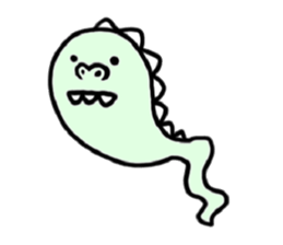 Unique dinosaur sticker #3856398