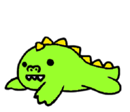 Unique dinosaur sticker #3856399