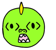 Unique dinosaur sticker #3856402