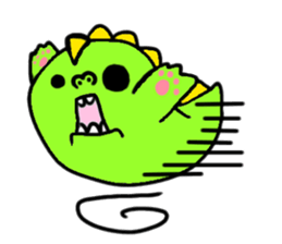 Unique dinosaur sticker #3856403