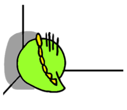 Unique dinosaur sticker #3856404