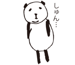 Sluggishness Fat Panda sticker #3856477