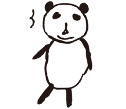 Sluggishness Fat Panda sticker #3856480