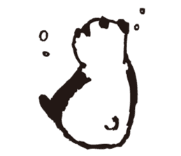 Sluggishness Fat Panda sticker #3856483