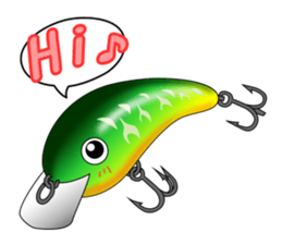 Love lure fishing sticker #3857271