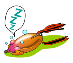 Love lure fishing sticker #3857280