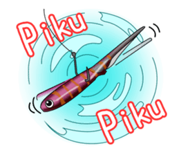 Love lure fishing sticker #3857295