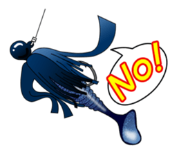 Love lure fishing sticker #3857296