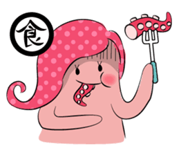 Octopus Lady TAKOMI sticker #3857483