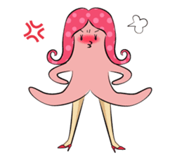 Octopus Lady TAKOMI sticker #3857484