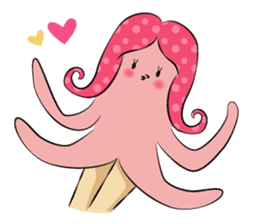 Octopus Lady TAKOMI sticker #3857502