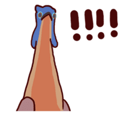 Big Bird (Gorsachius melanolophus) sticker #3857594