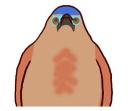 Big Bird (Gorsachius melanolophus) sticker #3857622