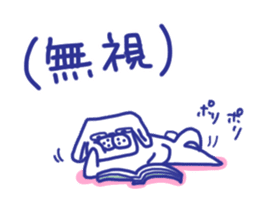 The dog stickers to decline it in. sticker #3857641