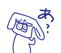 The dog stickers to decline it in. sticker #3857646