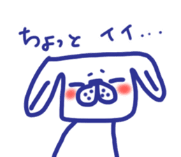 The dog stickers to decline it in. sticker #3857668