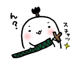 CHONMAGE MAN sticker #3857926