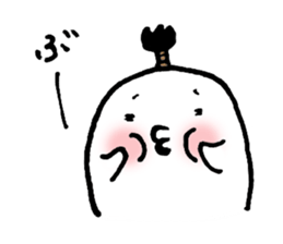 CHONMAGE MAN sticker #3857943