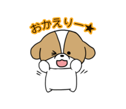 Playful cute Shih Tzu sticker sticker #3857998