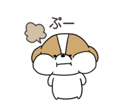 Playful cute Shih Tzu sticker sticker #3858006