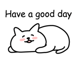 Cat lying down 2 sticker #3858192