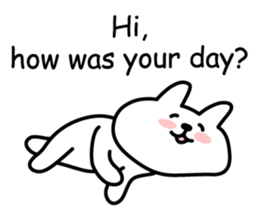 Cat lying down 2 sticker #3858193