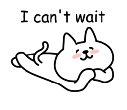 Cat lying down 2 sticker #3858198