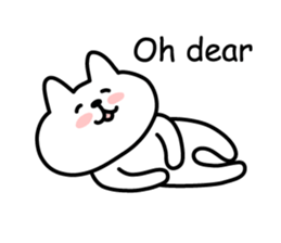 Cat lying down 2 sticker #3858200